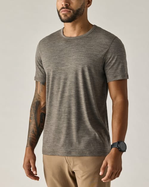 on model image of 72-Hour Merino T-Shirt - Classic Fit
