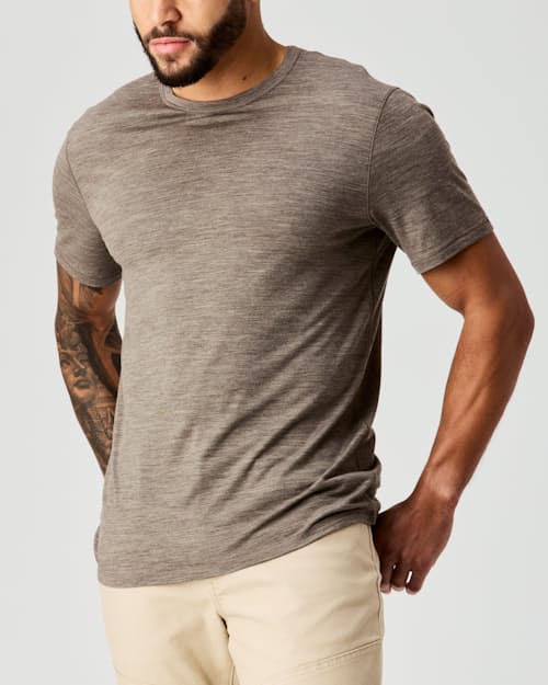 lifestyle image of 72-Hour Merino T-Shirt - Classic Fit