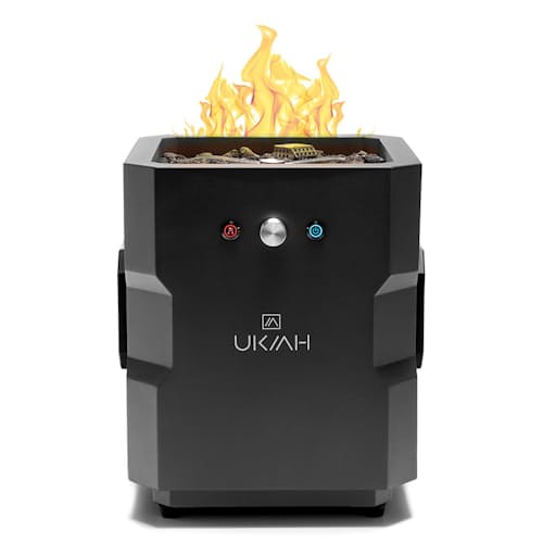 laydown image of Tailgater II Gas Fire Pit with Audio + Beat to Music