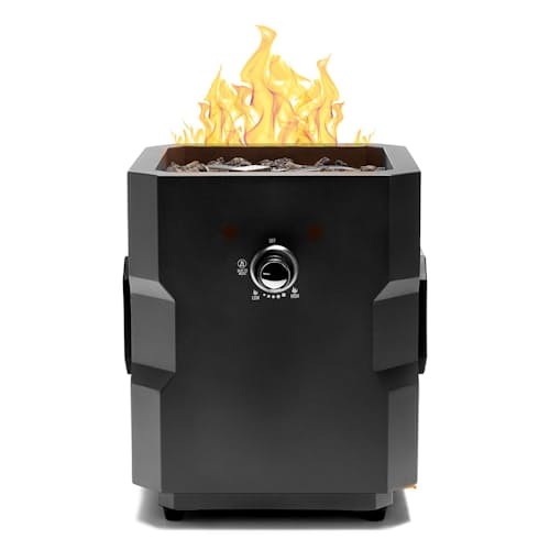 laydown image of Tailgater II Gas Fire Pit with Audio + Beat to Music