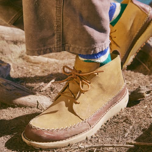 lifestyle image of Huckberry x Danner Mountain Moc 917