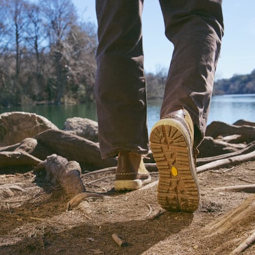 lifestyle image of Huckberry x Danner Mountain Moc 917