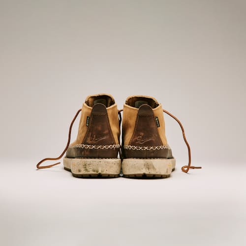 lifestyle image of Huckberry x Danner Mountain Moc 917