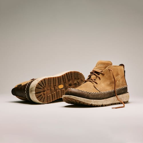 lifestyle image of Huckberry x Danner Mountain Moc 917