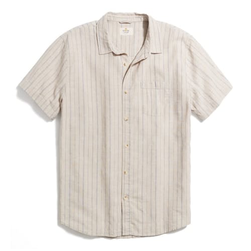 laydown image of Hemp Tencel Short Sleeve Shirt