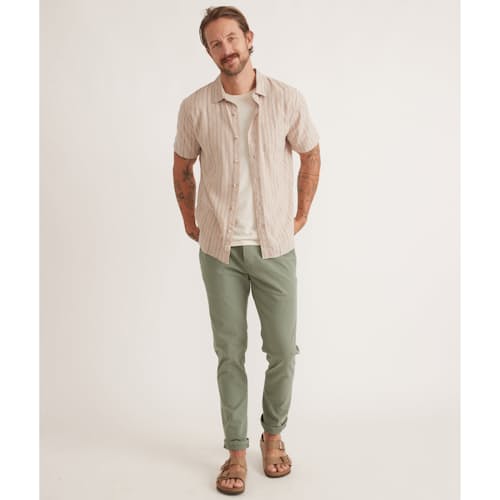 lifestyle image of Hemp Tencel Short Sleeve Shirt