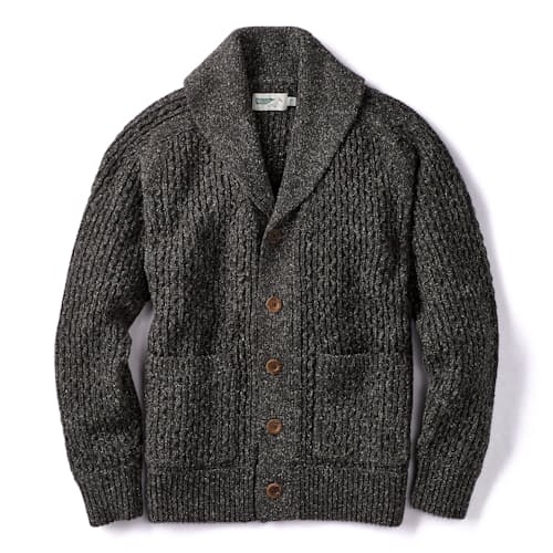 laydown image of Recycled Cotton Headlands Cardigan Sweater