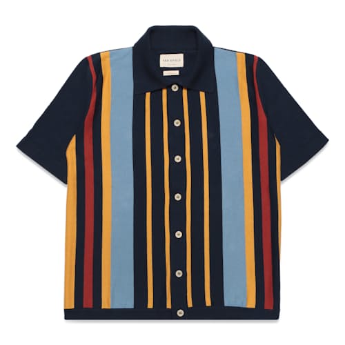 laydown image of Velzy Cardigan Sweater Polo