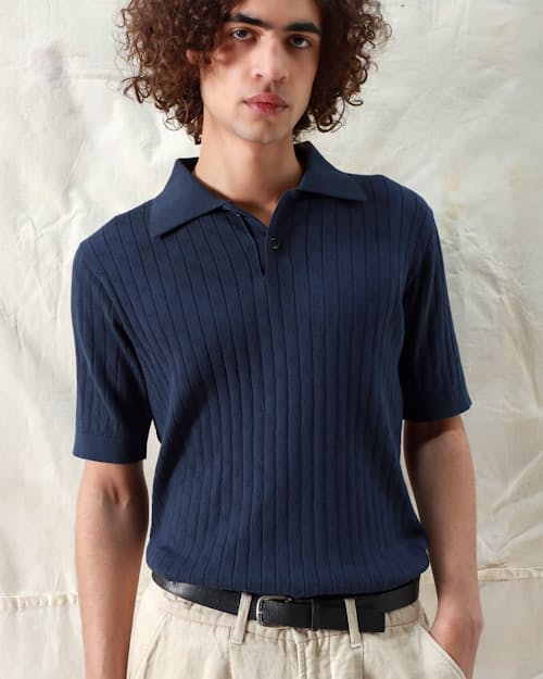 lifestyle image of Jacob Lace Polo
