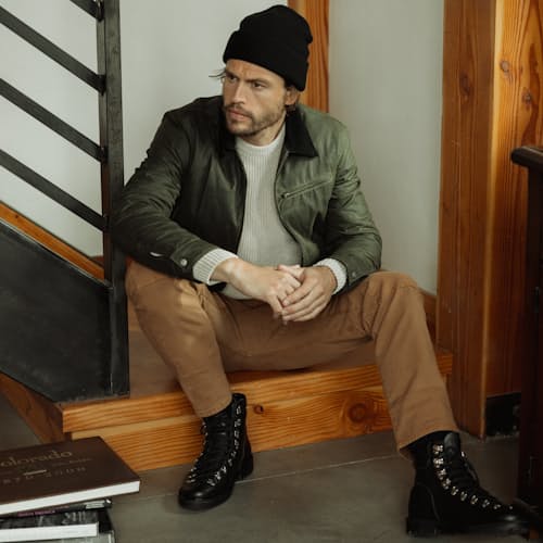 lifestyle image of Made in USA Watch Cap Beanie