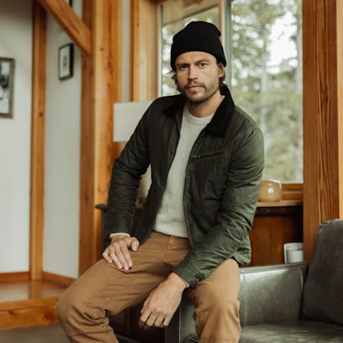lifestyle image of Made in USA Watch Cap Beanie