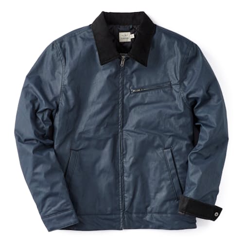 laydown image of American Made Waxed Mill Jacket