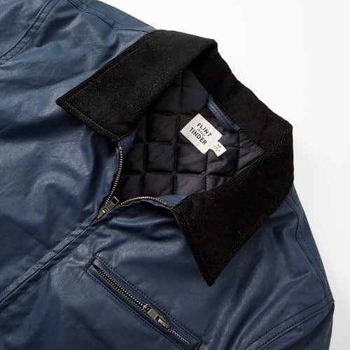 lifestyle image of American Made Waxed Mill Jacket