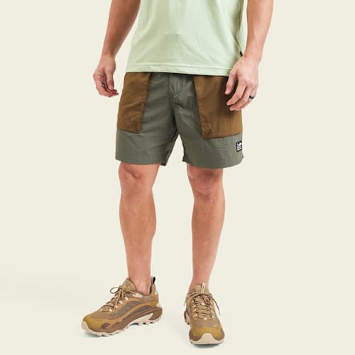 on model image of Pedernales Packable Short - 7.5"