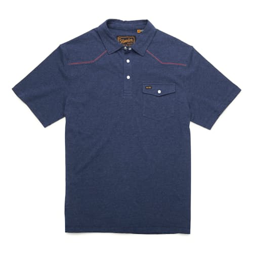laydown image of Ranchero Western Pearl Snap Polo