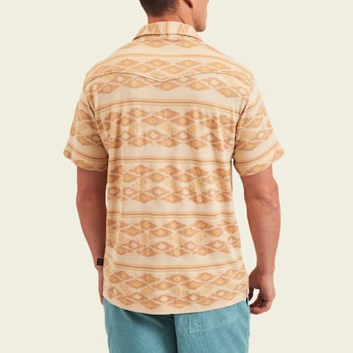 on model image of Ranchero Jacquard Polo