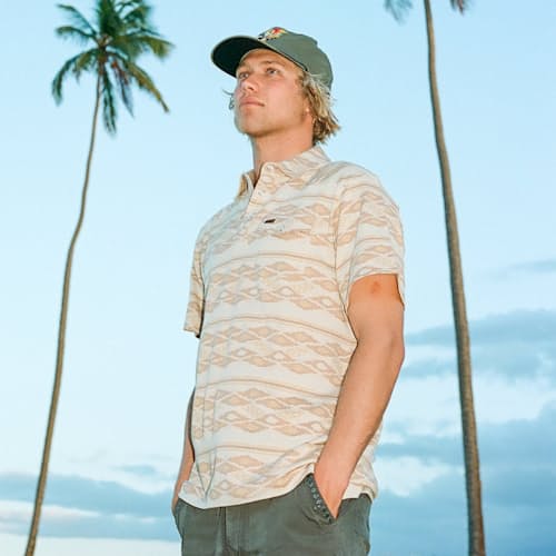 lifestyle image of Ranchero Jacquard Polo
