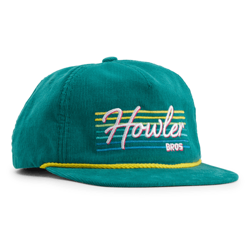 laydown image of Howler Beach Club Snapback Hat