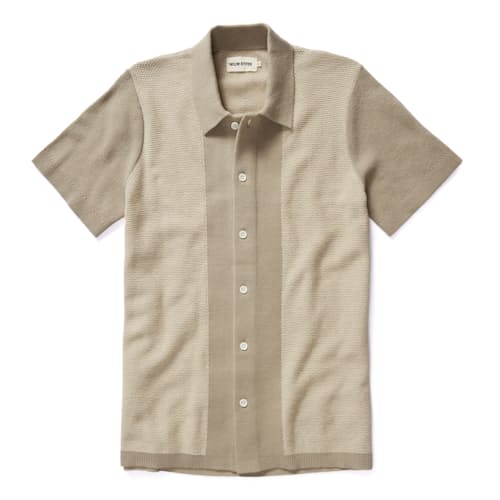 laydown image of The Button Down Polo