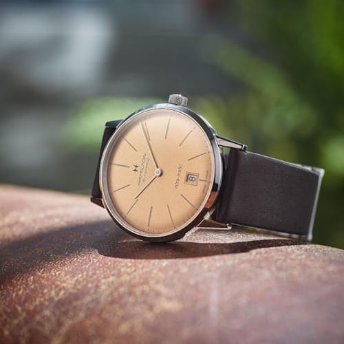 lifestyle image of American Classic Intra-Matic Auto 42mm Watch