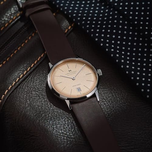 lifestyle image of American Classic Intra-Matic Auto 42mm Watch