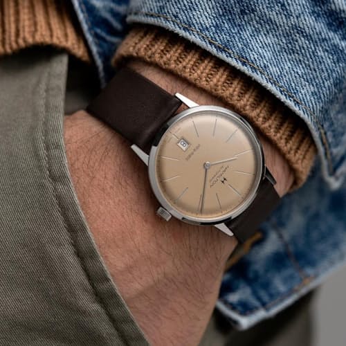lifestyle image of American Classic Intra-Matic Auto 42mm Watch