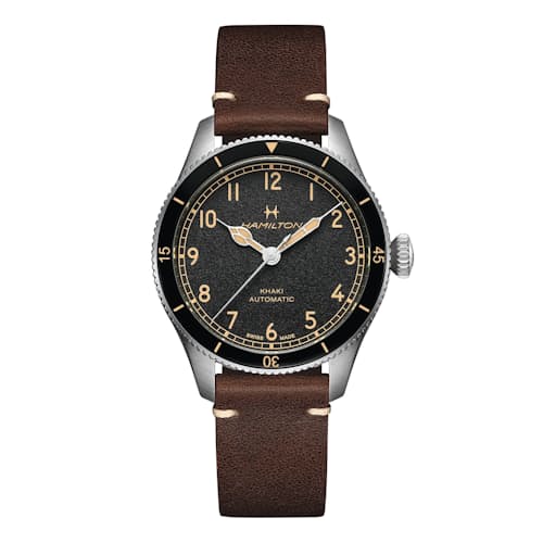 laydown image of Khaki Aviation Pilot Pioneer 38mm Watch