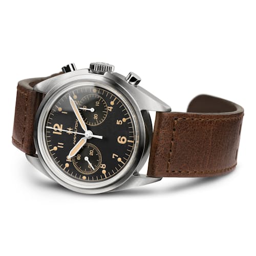 laydown image of Khaki Aviation Pilot Pioneer Mechanical Chrono