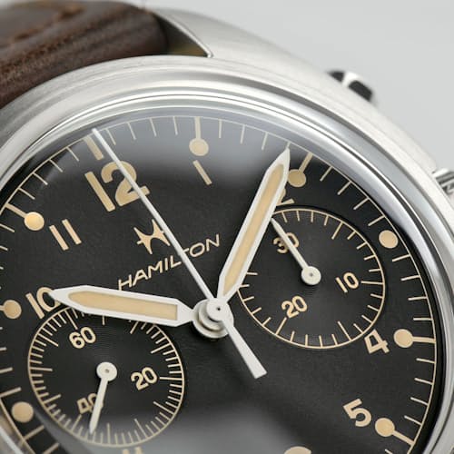 lifestyle image of Khaki Aviation Pilot Pioneer Mechanical Chrono