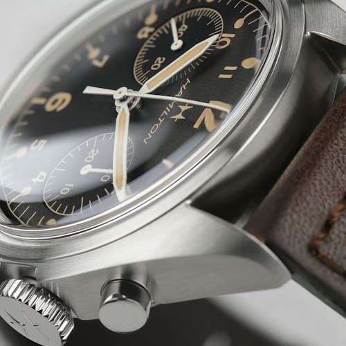 lifestyle image of Khaki Aviation Pilot Pioneer Mechanical Chrono
