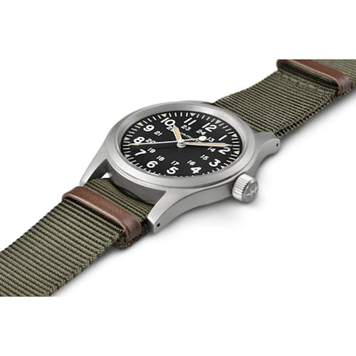 laydown image of Khaki Field Mechanical 38mm Watch