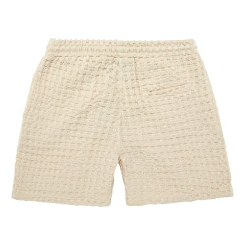 laydown image of Porto Waffle Shorts - 6"