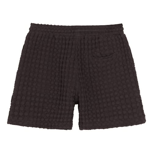 laydown image of Porto Waffle Shorts - 6"