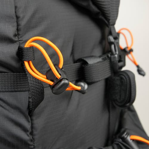 laydown detail image of Radix Ultralight Hiking Backpack - 47L