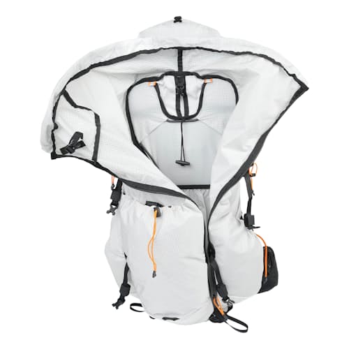 laydown image of Radix Ultralight Hiking Backpack - 47L