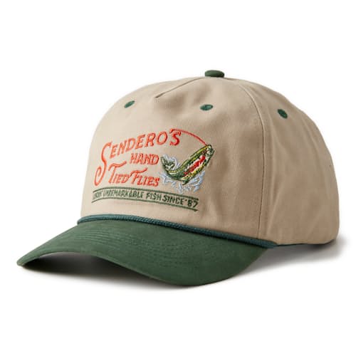 laydown image of Hand Tied Flies Hat