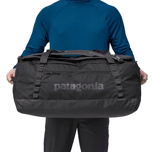 on model image of Black Hole Duffel Bag - 70L