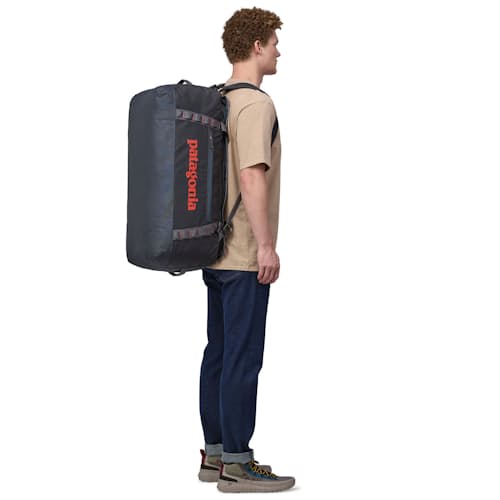 on model image of Black Hole Duffel Bag - 70L