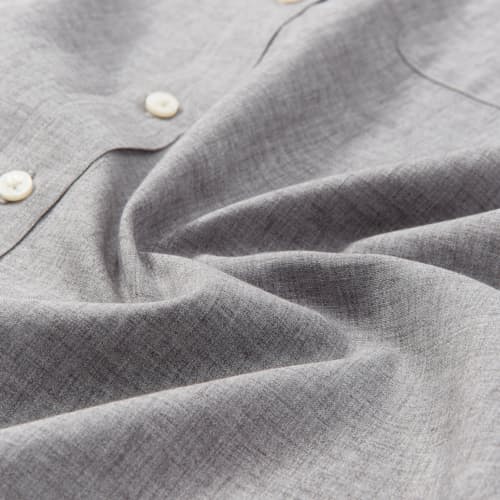 laydown detail image of Wrinkle-Free Linen Short Sleeve Shirt