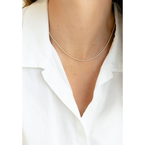 on model image of Women's Snake Choker Necklace