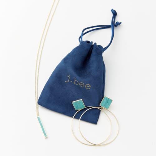 laydown image of Women's Gold Turquoise Jewelry Bundle