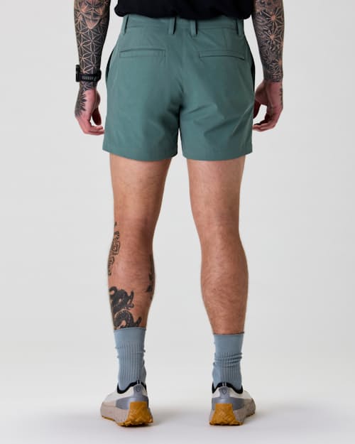 on model image of Equator Hybrid Short - 5"