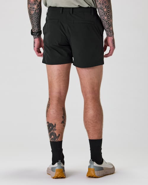 on model image of Equator Hybrid Short - 5"