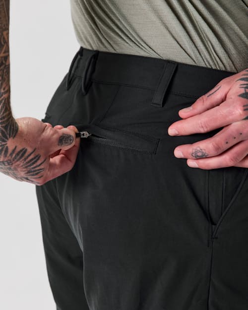 on model image of Equator Hybrid Short - 5"