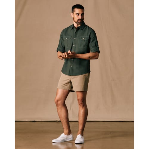 Victor is 6'2'' and wearing a size 32