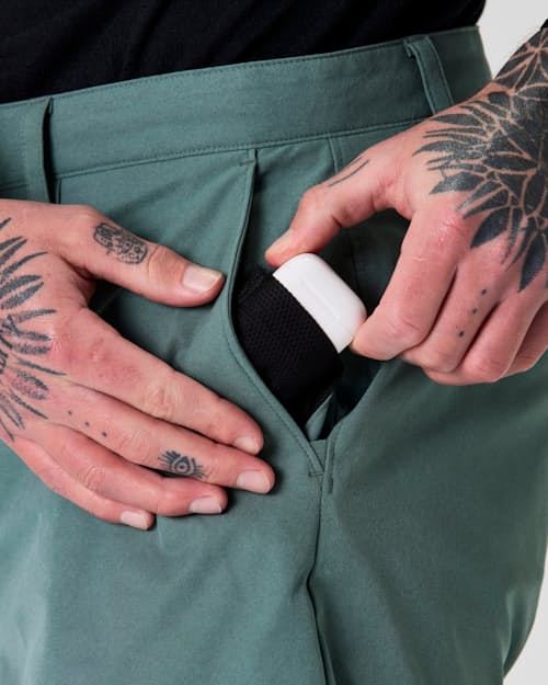on model image of Equator Hybrid Short - 7"