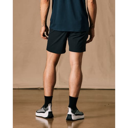 on model image of Equator Hybrid Short - 7"
