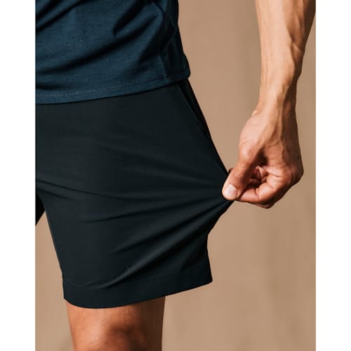 on model image of Equator Hybrid Short - 7"