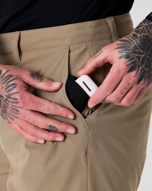 on model image of Equator Hybrid Short - 7"