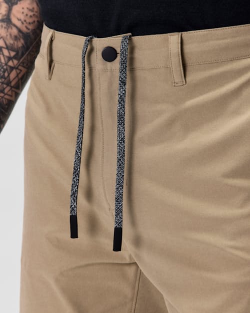 on model image of Equator Hybrid Short - 7"